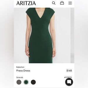BRAND NEW WITH TAGS, ARITIZA Green Dress